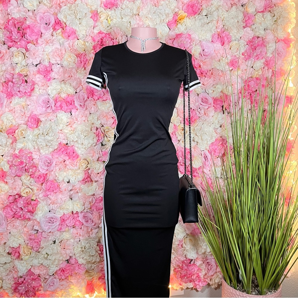 🌸Striped High Slit Casual Dress 🌸